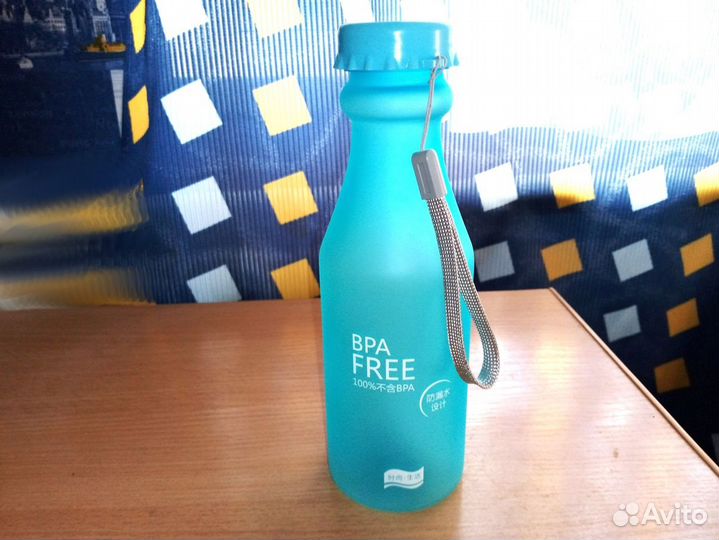 Бутылка для воды спортивная 550 мл матовая