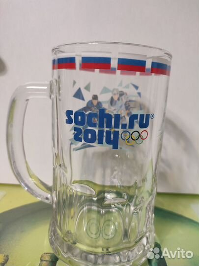 Пивная кружка Сочи 2014 хоккей