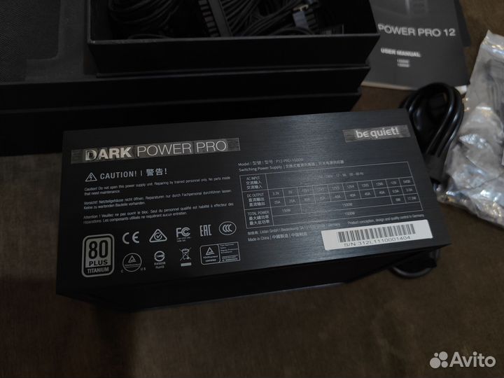 Блок питания Be Quiet dark power PRO 12 1500W