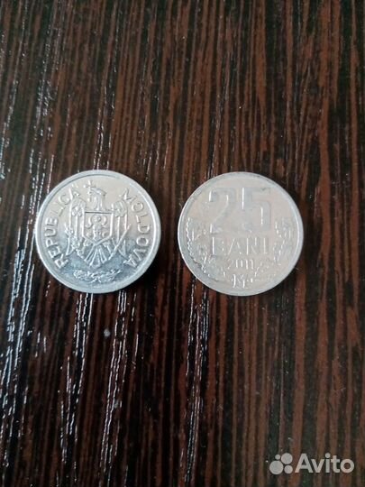 Монеты Молдова 25бани