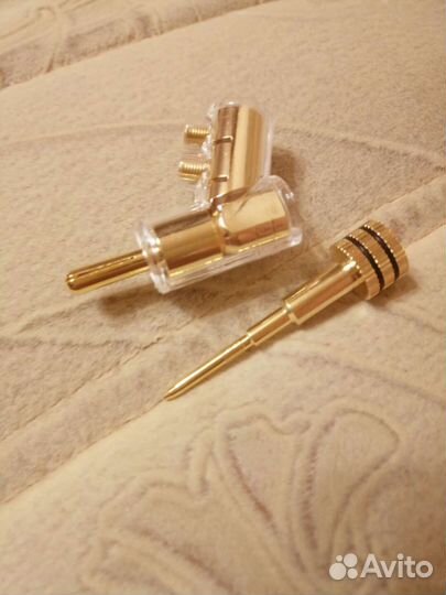 Акустический разъем конектор лопатка wbt банан pin