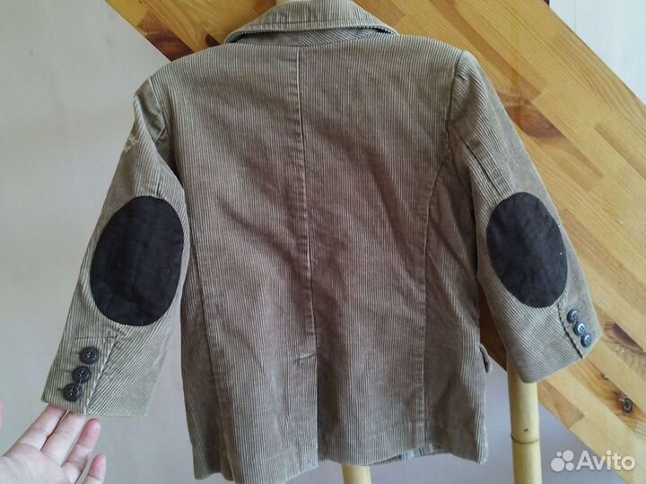 Пиджак для мальчика вельветовый