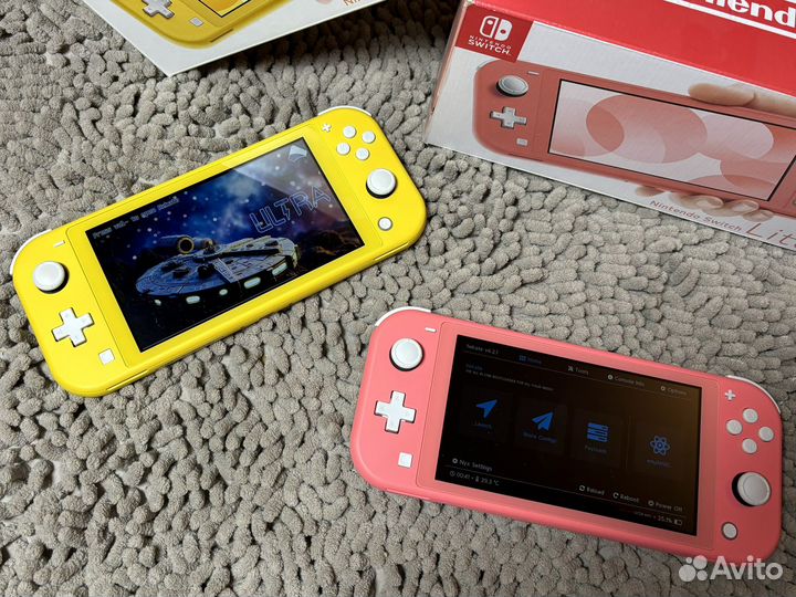 Nintendo Switch Lite Прошитая +micro sd 128