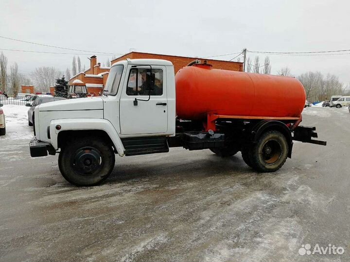 Откачка септиков и выгребных ям газ 3307