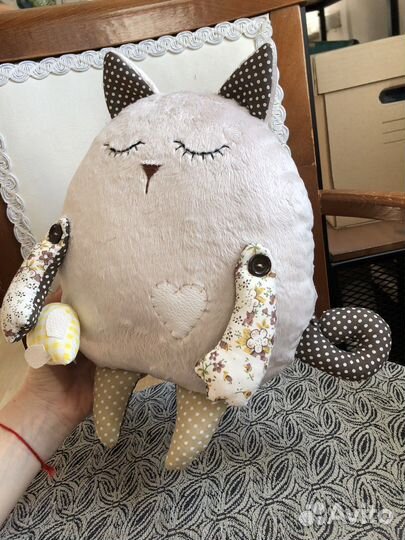 Игрушка котик ручная работа