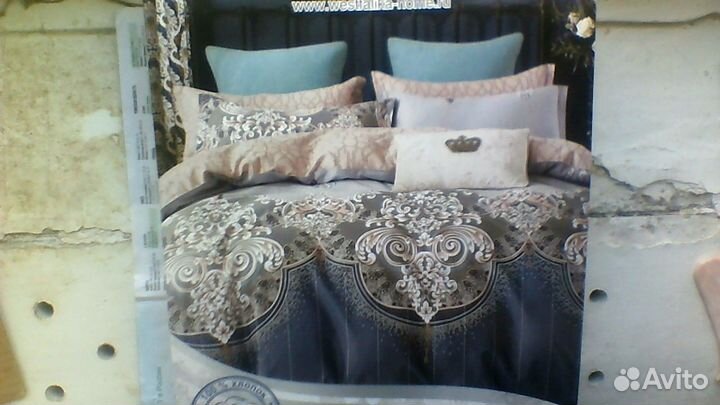 Постельное бельё бязь1.5-ка. новое