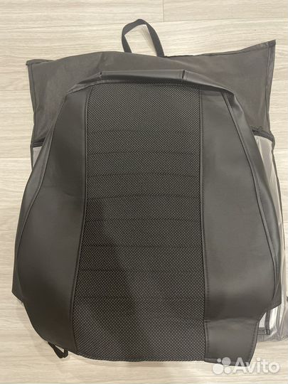 Авточехлы экокожа/ жаккард