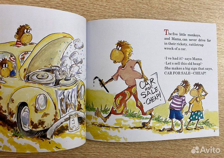 Five Little Monkeys /Книги для детей на англ яз