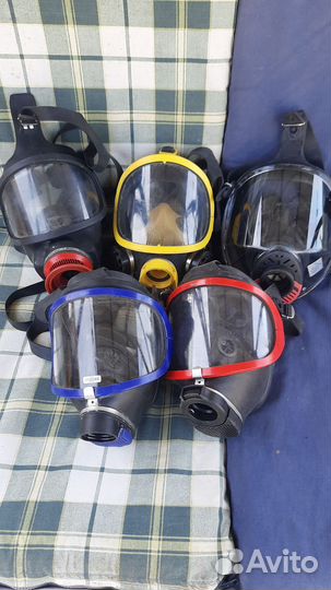 Панорамные маски, маски к дыхательным аппаратам