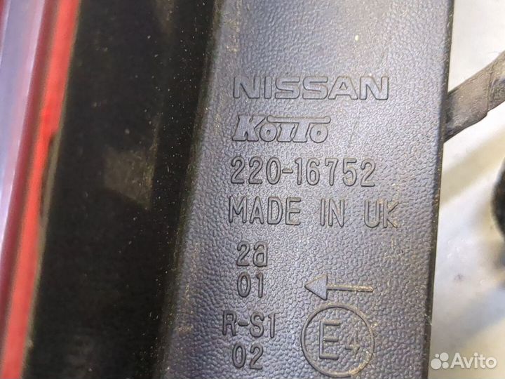 Фонарь (задний) Nissan Note E11, 2008