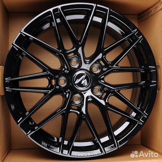 Диски MST faster GT 715 7.5/17 5x108 ET38 d63.35 piano black with milling