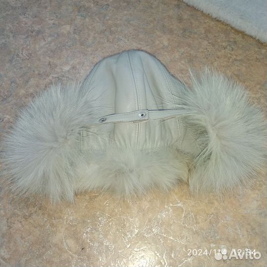 Шапка ушанка женская