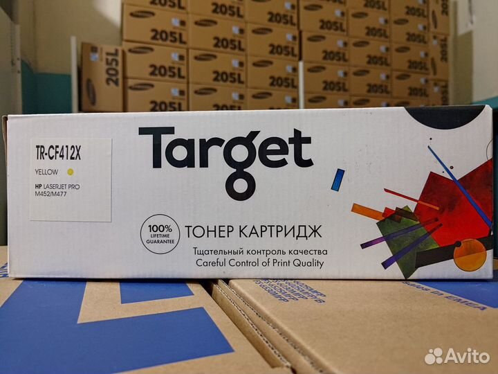Картридж target CF412X для HP LJ Pro M452/M477