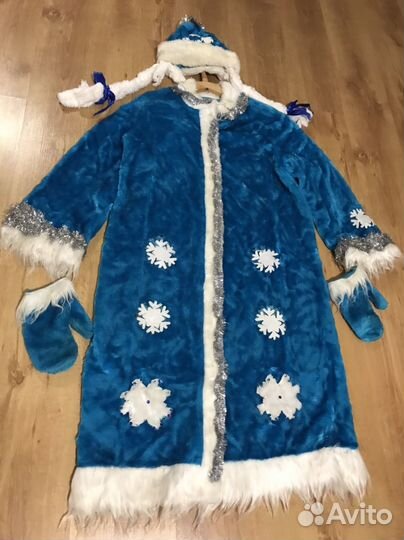 Костюм снегурочки взрослый