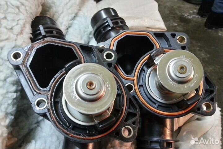 Замена термостата LR Discovery 2013-2016