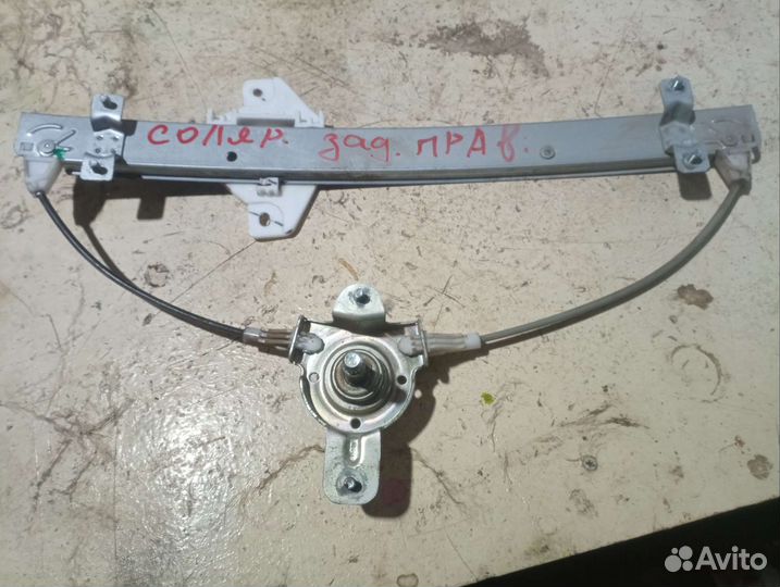 Стеклоподъёмник задний правый Hyundai Solaris 1