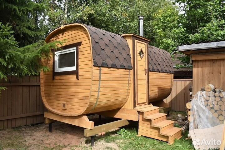 Баня бочка в наличии и на заказ