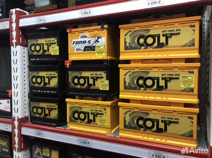 Аккумулятор Colt 100Ah прямая полярность