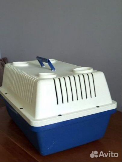 Переноска для кошек пластиковая бу