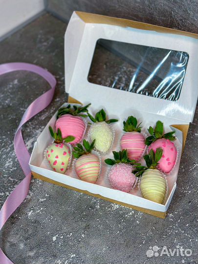 Клубника в шоколаде 8 шт