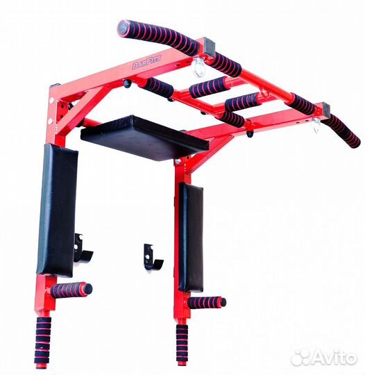 Турник 3в1 40х40 Premium Красный