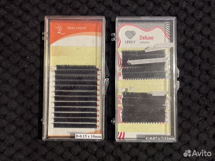 Ресницы для наращивания lovely и ремувер Barbara