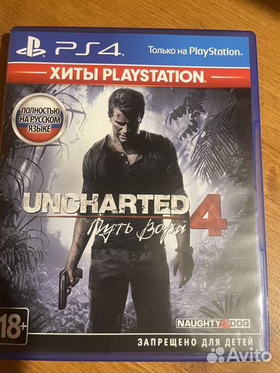 Uncharted4 4 путь вора PS4