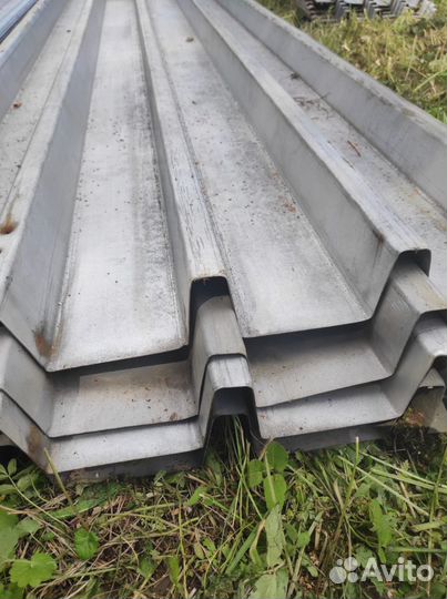 Профнастил бу оцинкованный