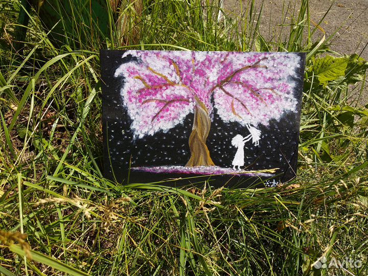 Материнство - картина акрил