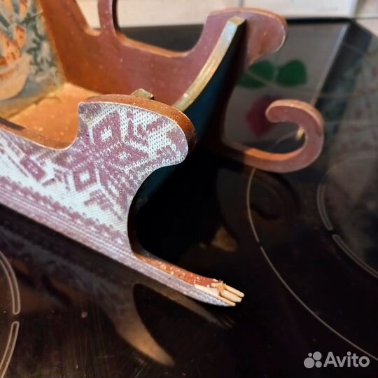 Сани,дерево,декупаж 251412см