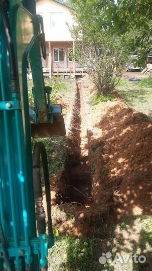 Услуги миниэкскаватора