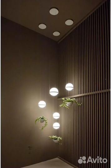 Подвесной светильник Balman шар + вазон