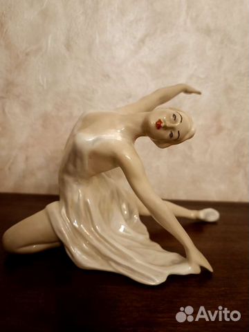 Фарфоровая статуэтка балерина СССР