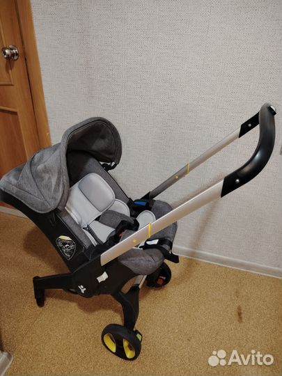 Автолюлька на колесах для новорожденных