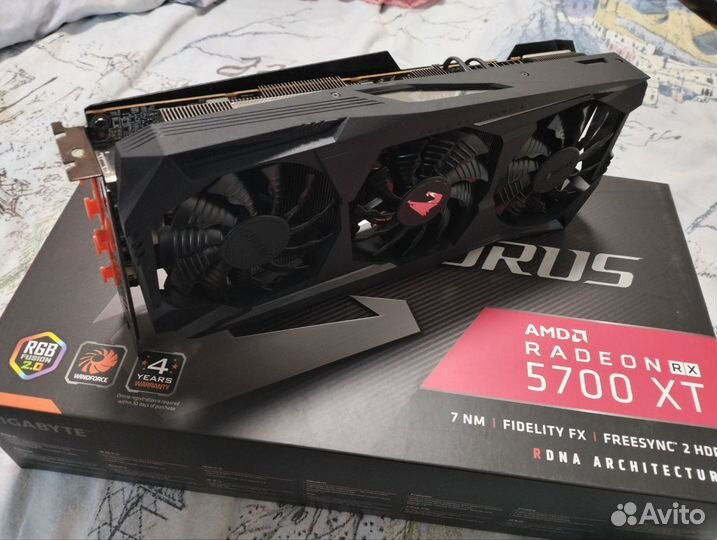 Видеокарта gigabyte aorus rx 5700xt 8gb