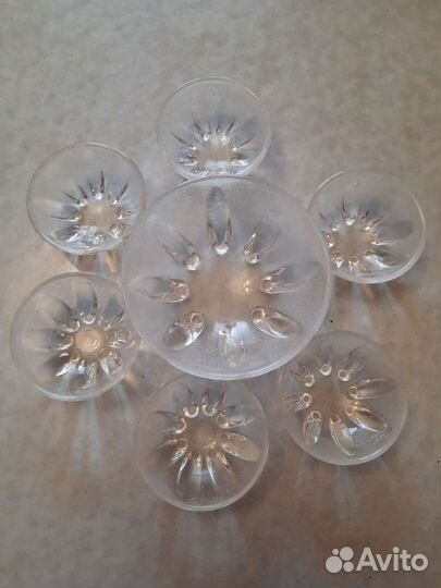 Вазочка и 6 розеток СССР