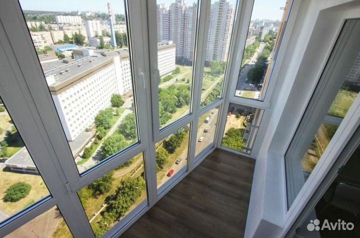 Остекление балконов и лоджий под ключ O8500