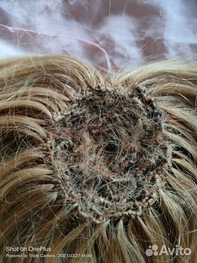 Шиньоны из натур волос и трессы на ленте