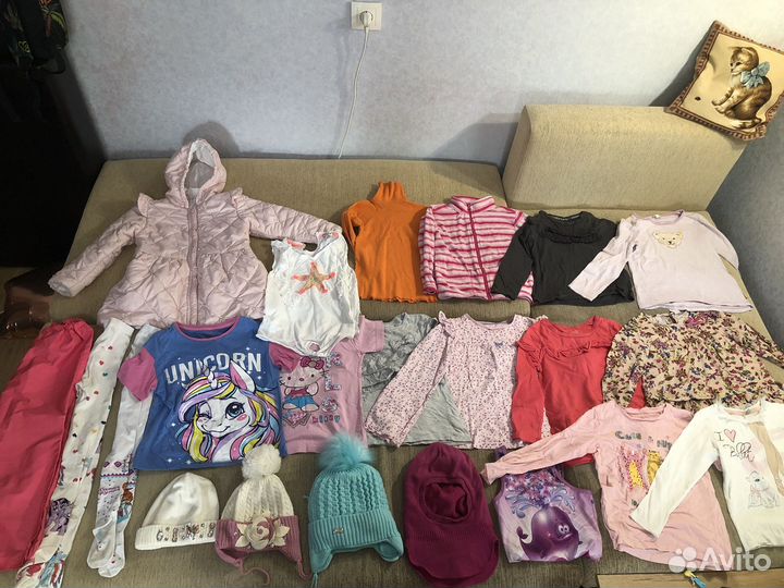 Большой пакет одежды и обуви р 110-116