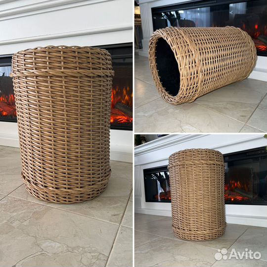 Кашпо из ротанга