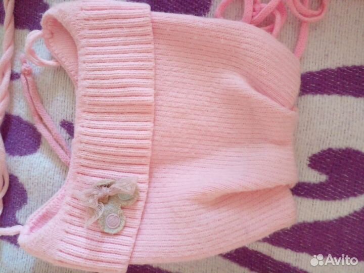 Шапка для девочки 1-2 года