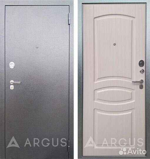 Дверь входная Аргус да-61 Белый ясень
