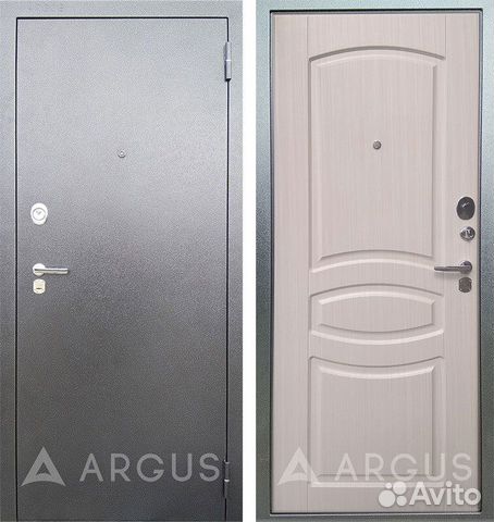 Дверь входная Аргус да-61 Белый ясень