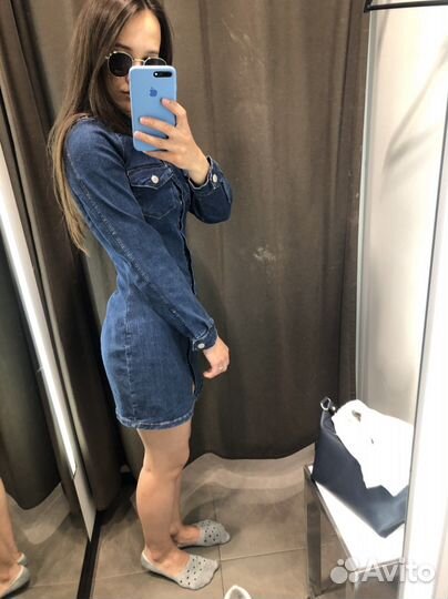 Джинсовое платье