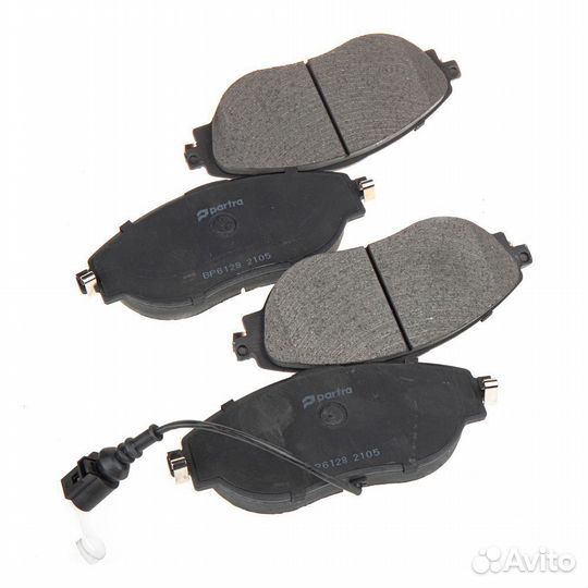 Тормозные колодки задние partra BP6128