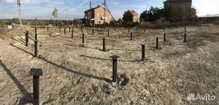 Винтовые сваи для веранды