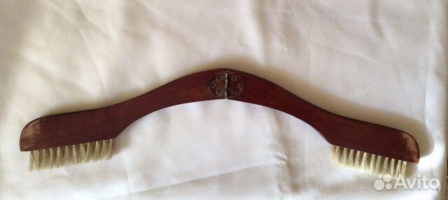 Старинная дорожная вешалка - щётка