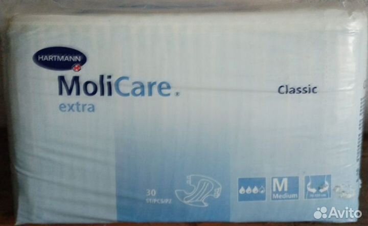 Памперсы для взрослых размер м 30 шт