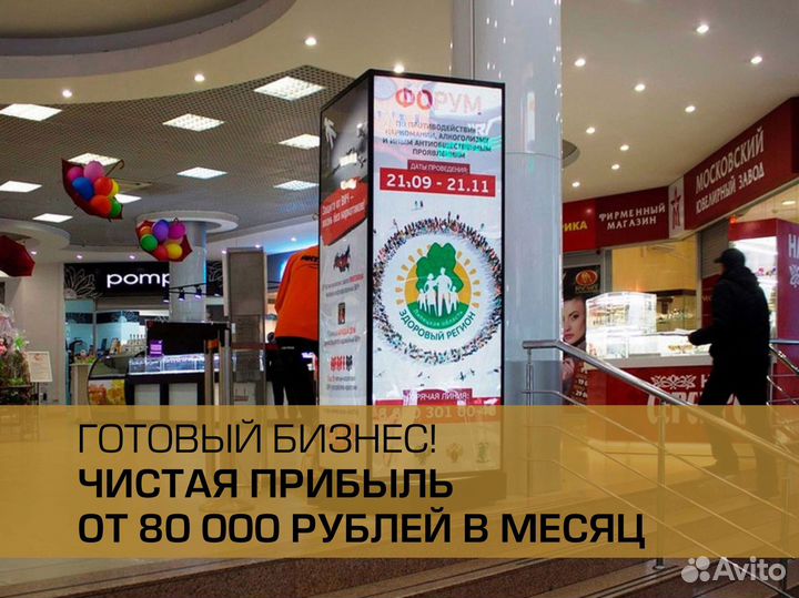 Готовый бизнес на indоor-пилларсах