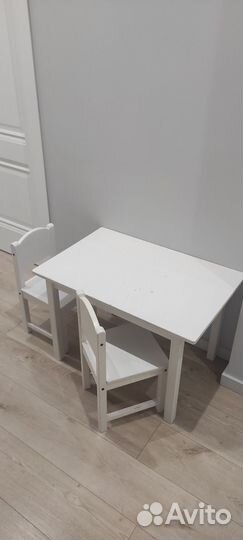 Стол детский, 2 стула IKEA